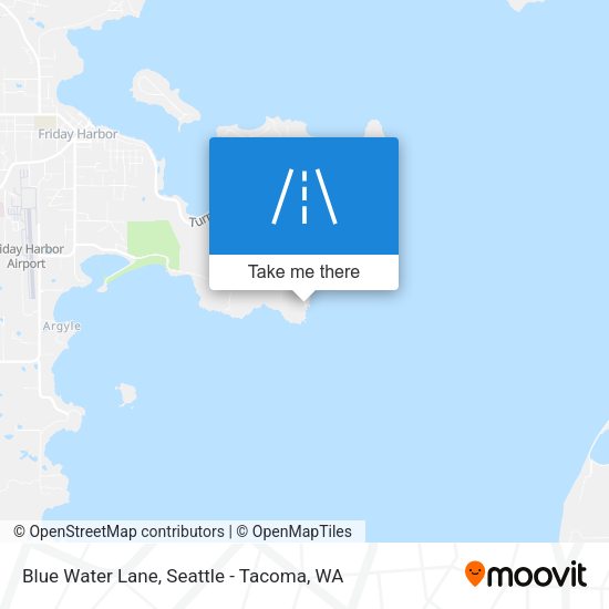 Mapa de Blue Water Lane