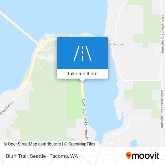 Bluff Trail map