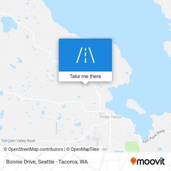 Bonnie Drive map