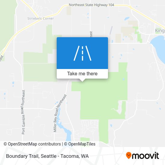 Boundary Trail map