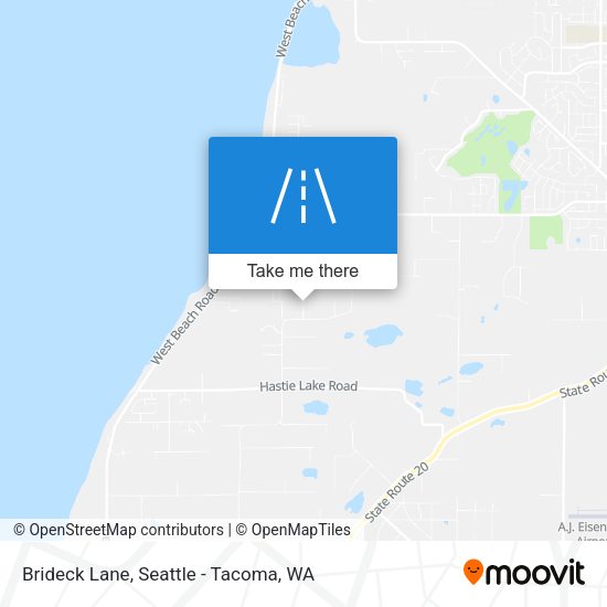 Mapa de Brideck Lane