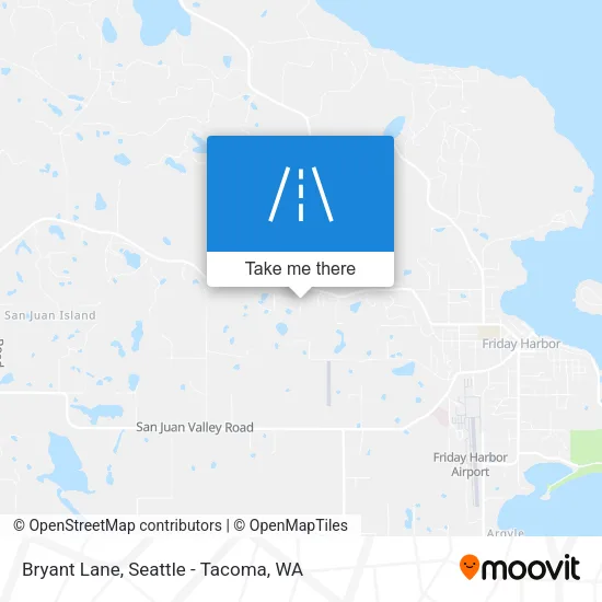 Bryant Lane map