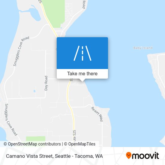 Camano Vista Street map