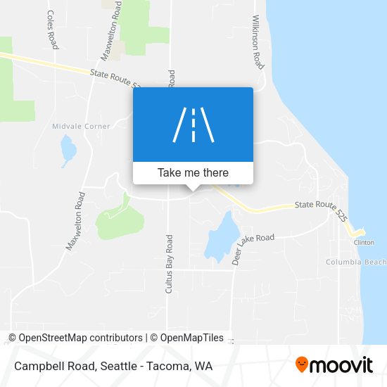 Campbell Road map