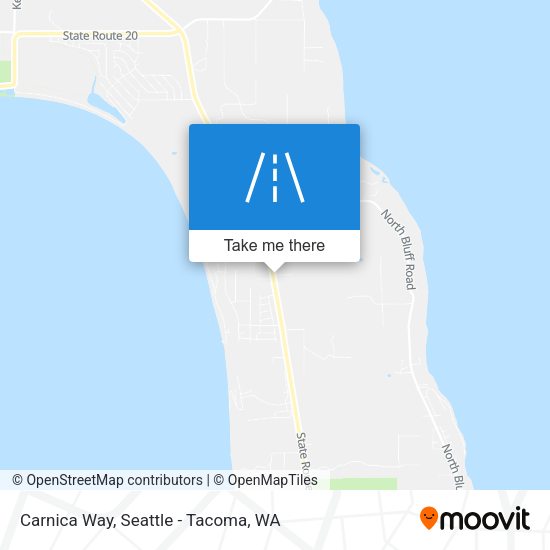 Carnica Way map