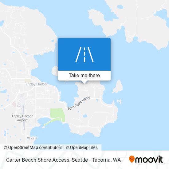 Mapa de Carter Beach Shore Access