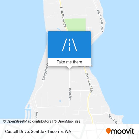 Mapa de Castell Drive