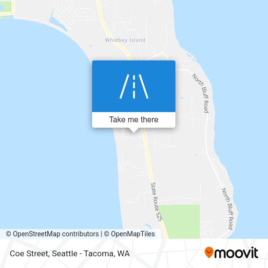 Coe Street map