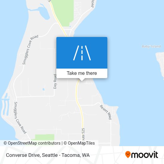 Converse Drive map