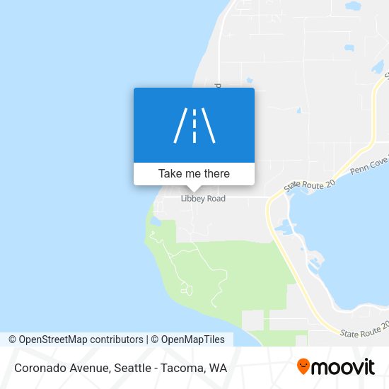 Mapa de Coronado Avenue
