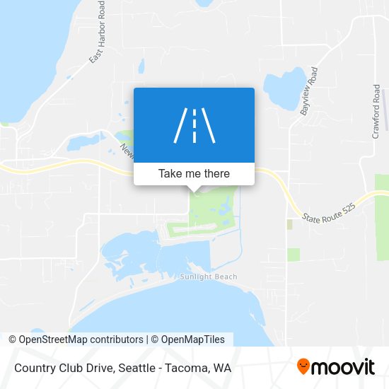 Country Club Drive map