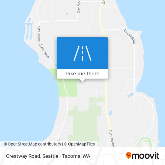 Crestway Road map