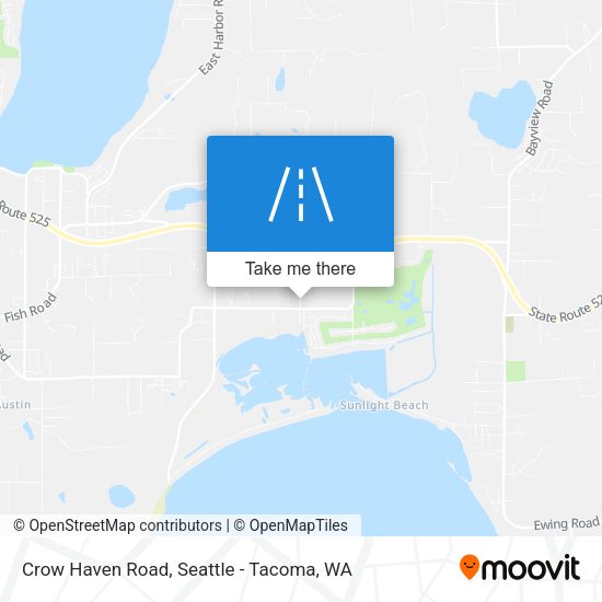 Crow Haven Road map