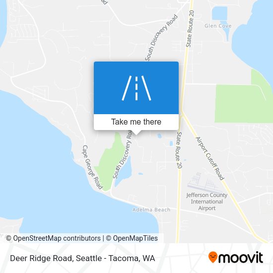 Deer Ridge Road map