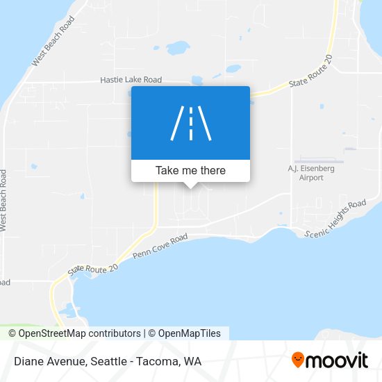 Mapa de Diane Avenue