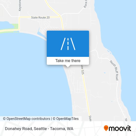 Mapa de Donahey Road