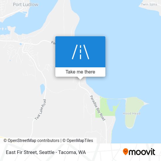 East Fir Street map