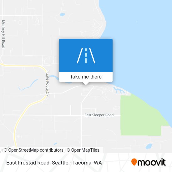 East Frostad Road map