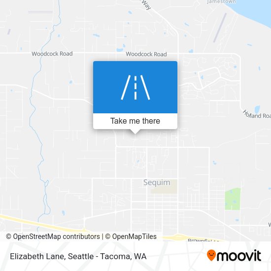Mapa de Elizabeth Lane
