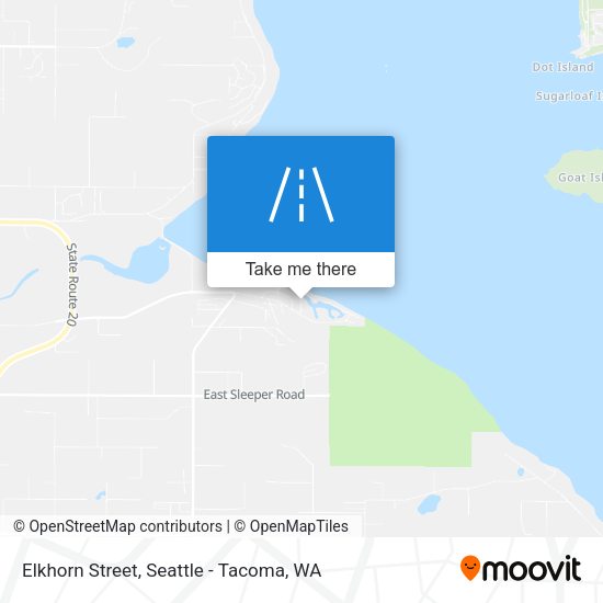 Elkhorn Street map