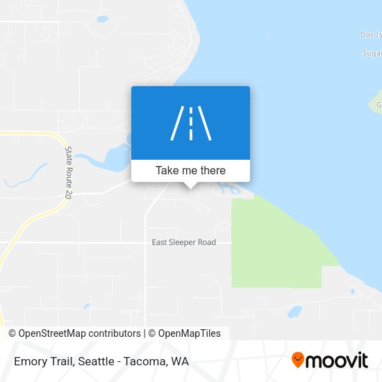 Emory Trail map