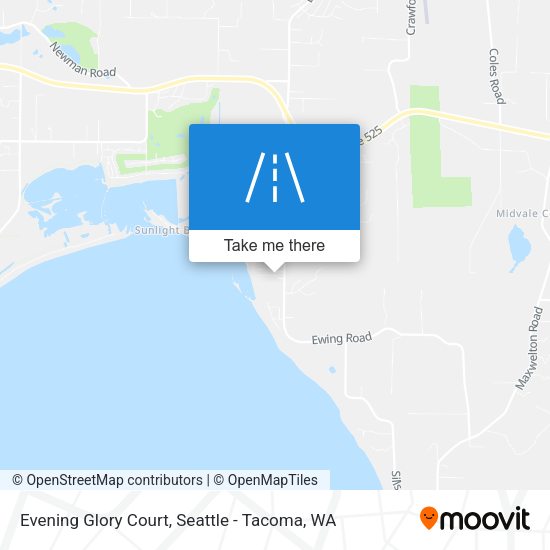 Evening Glory Court map