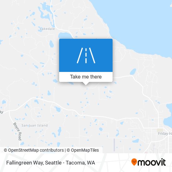 Fallingreen Way map