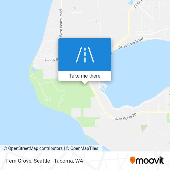 Fern Grove map