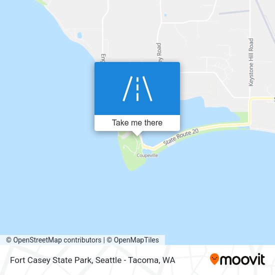 Fort Casey State Park map