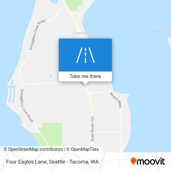 Mapa de Four Eagles Lane