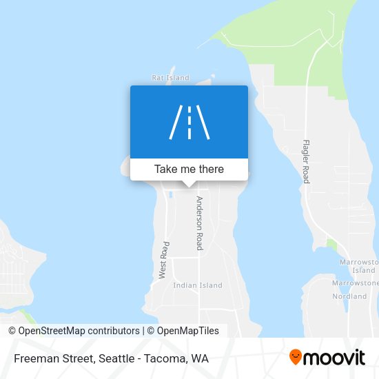 Freeman Street map
