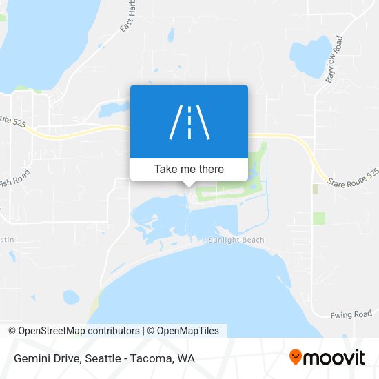 Gemini Drive map