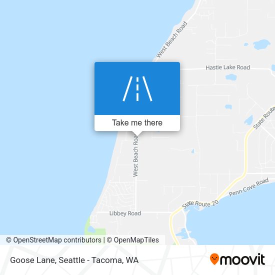 Goose Lane map