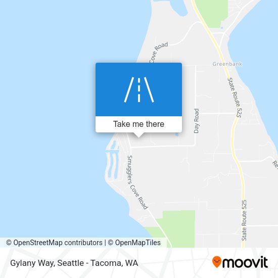 Gylany Way map