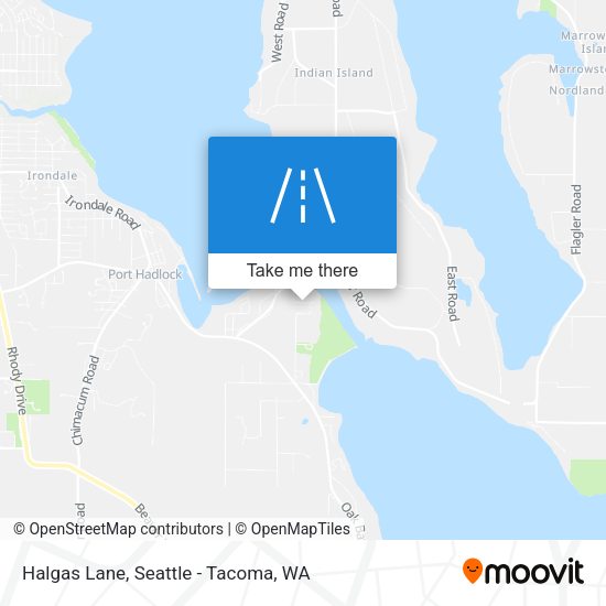 Halgas Lane map