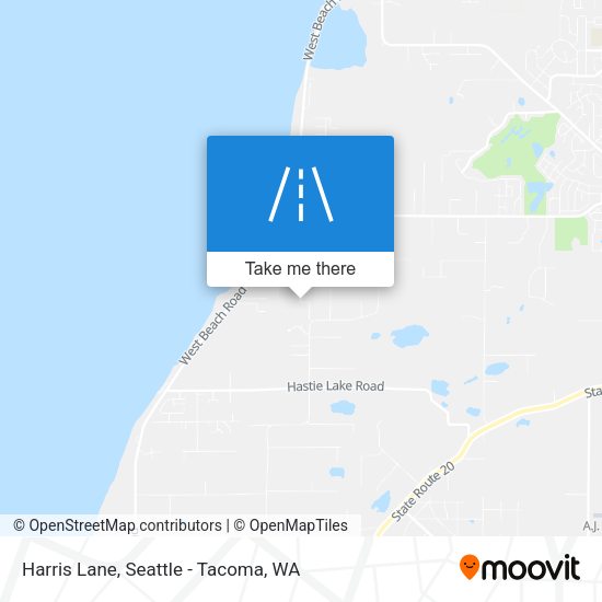 Harris Lane map