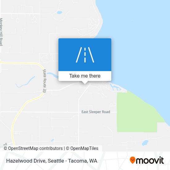 Hazelwood Drive map