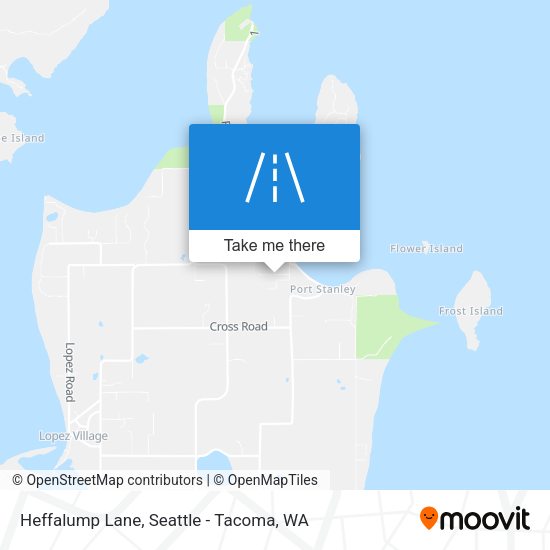 Heffalump Lane map