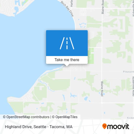 Highland Drive map