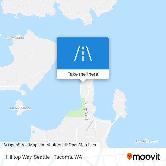 Hilltop Way map