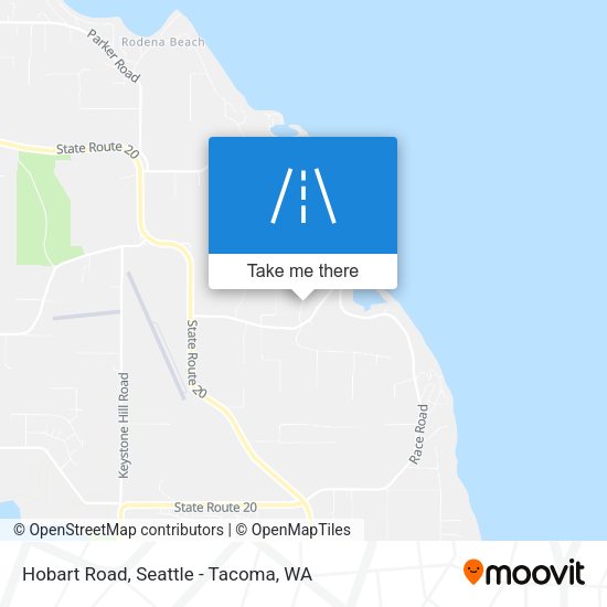 Hobart Road map