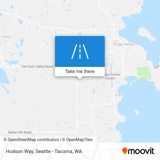 Hudson Way map