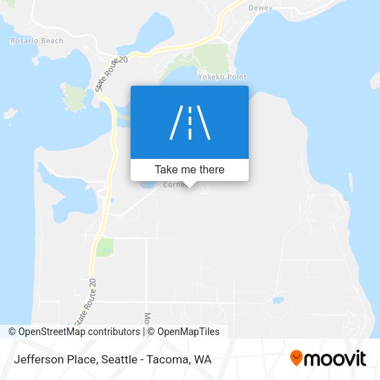 Jefferson Place map