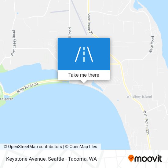 Mapa de Keystone Avenue