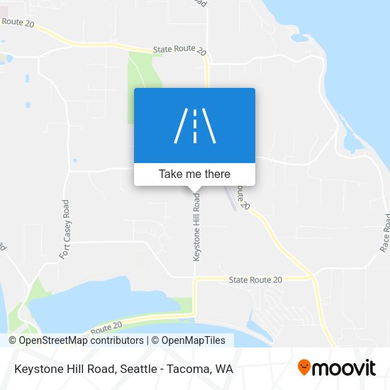 Keystone Hill Road map