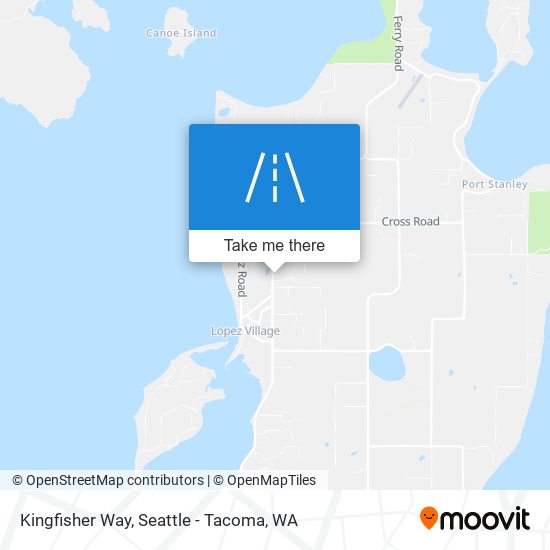 Mapa de Kingfisher Way