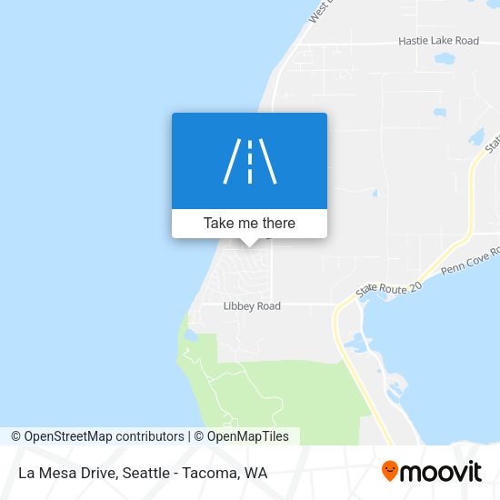 Mapa de La Mesa Drive