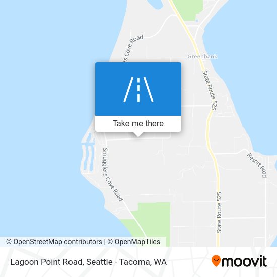 Lagoon Point Road map