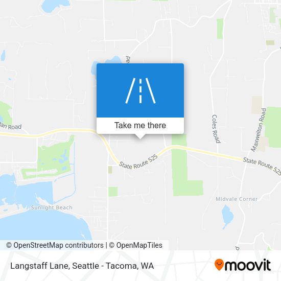 Langstaff Lane map