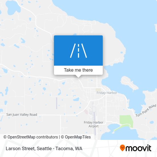 Larson Street map